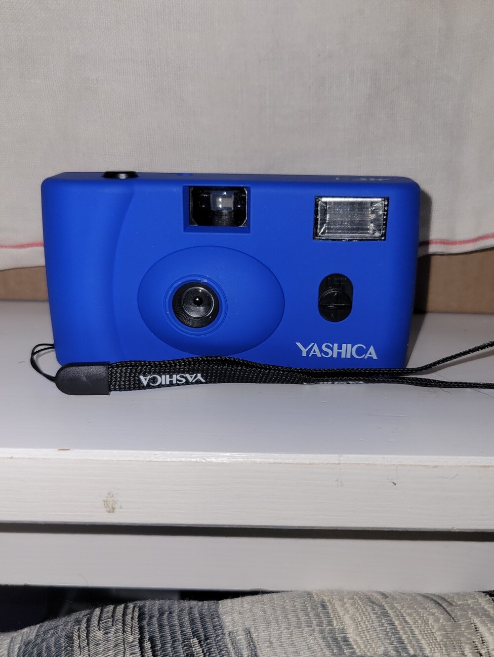 Yashica Blue Point-and-Shoot Film Camera